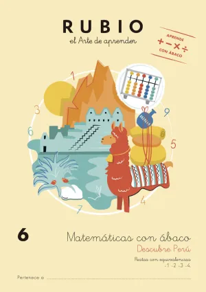 MATEMÁTICAS CON ÁBACO 6. DESCUBRE PERÚ