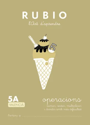 OPERACIONS RUBIO 5A (VALENCIÀ)