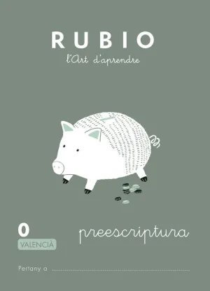 Escriptura Rubio 0 - Preescriptura (Valencià)