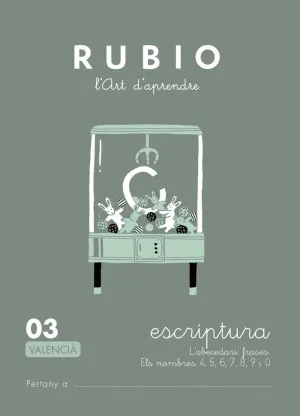 Escriptura Rubio 03 (Valencià)