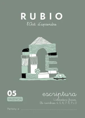 Escriptura Rubio 05 (Valencià)
