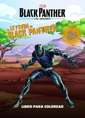 Black Panther. Los Orígenes. La Leyenda de Black Panther. Libro para Colorear