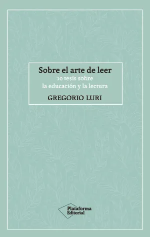 SOBRE EL ARTE DE LEER