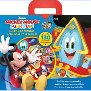 Mickey Mouse Funhouse. Maletín de Cuentos, Actividades y Pegatinas