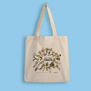 BOLSA DE TELA NIÑAS Y NIÑOS FEMINISTAS