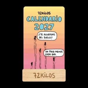 Calendario Mesa de Tarjetas 2027 - 72 Kilos