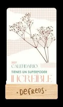 Calendario Mesa de Tarjetas 2027 - Defreds