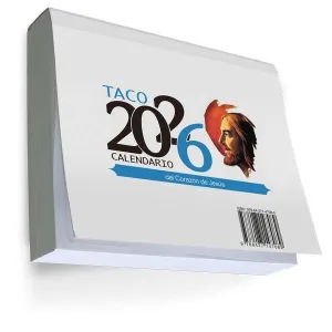 TACO 2026 CALENDARIO DEL CORAZON DE JESUS GRANDE C