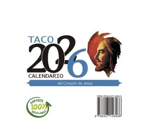 Taco 2026 Calendario del Corazon de Jesus Notas Co