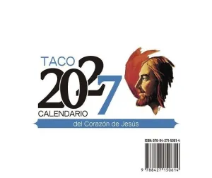 Taco 2027 Calendario del Corazon de Jesus Notas si