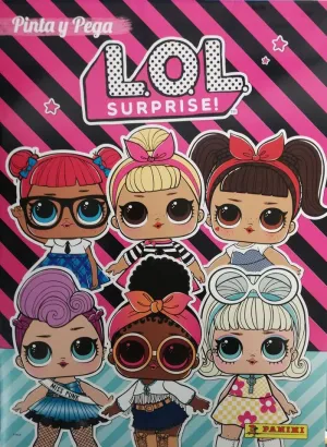 LOL SURPRISE - PINTA Y PEGA