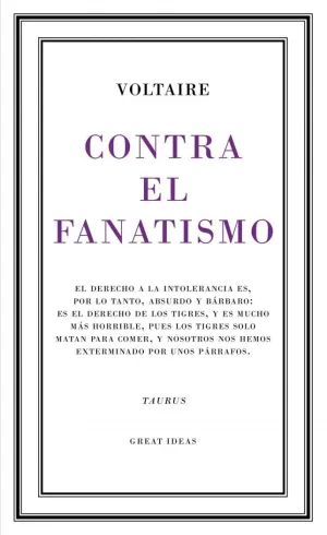 CONTRA EL FANATISMO RELIGIOSO (SERIE GREAT IDEAS)
