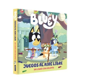 Bluey. Libro de Cartón con Solapas - Juegos Al Aire Libre