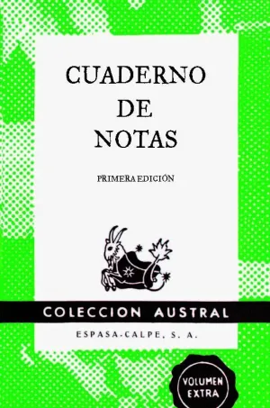 CUADERNO DE NOTAS VERDE 9X14CM CUADERNO DE NOTAS VERDE 9X14CM