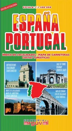 Mapa de Carreteras de España y Portugal