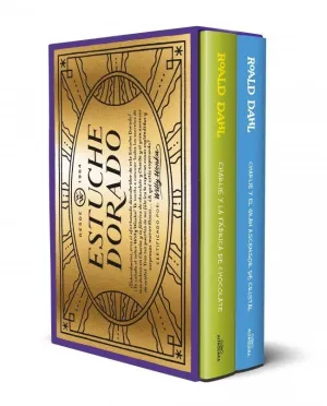 Estuche Dorado de Willy Wonka (Contiene: Charlie y la Fábrica de Chocolate y Cha