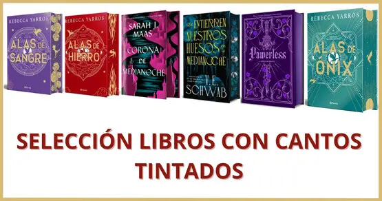 Libros con cantos tintados